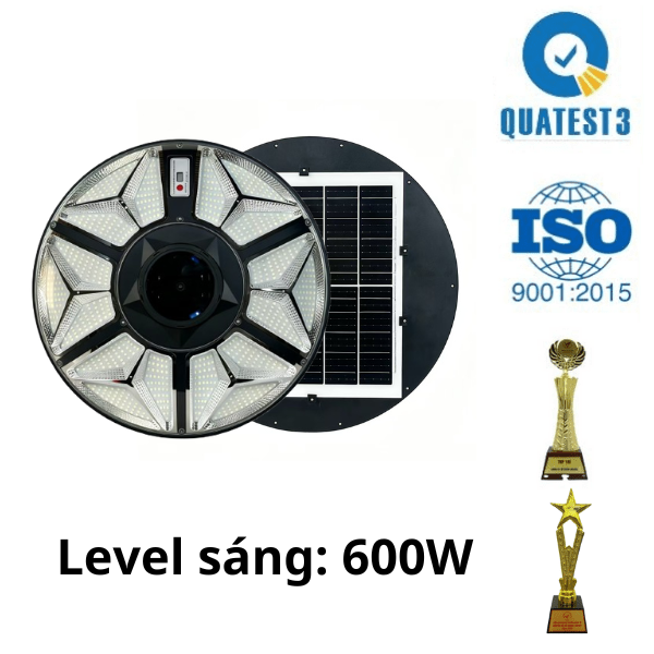 Đèn Đĩa Bay UFO Năng Lượng Mặt Trời 600W KITAWA - UF4.600