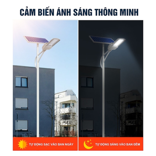Đèn Đường Công Trình Năng Lượng Mặt Trời 1000W BCDT31000-A (Số lượng đặt từ 10 chiếc)