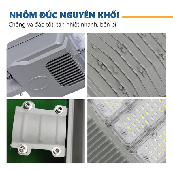 Đèn Đường Năng Lượng Mặt Trời 600W KITAWA Siêu Sáng - ST8600