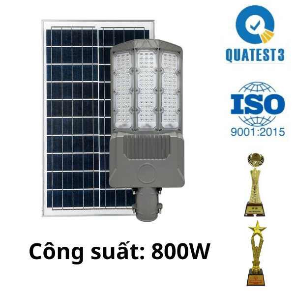 Đèn Đường Năng Lượng Mặt Trời 800W KITAWA Siêu Sáng - ST8800