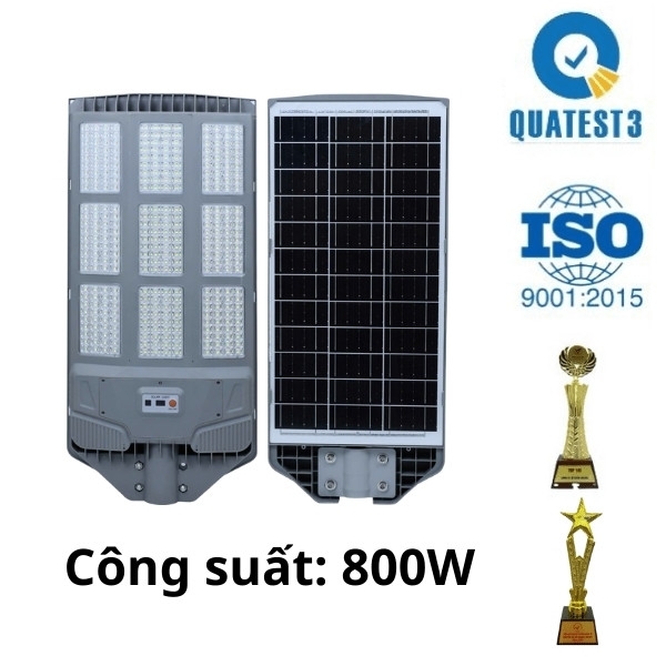 Đèn Liền Thể Năng Lượng Mặt Trời 800W Chính Hãng KITAWA LT18.800 Chiếu Sáng Mạnh Mẽ