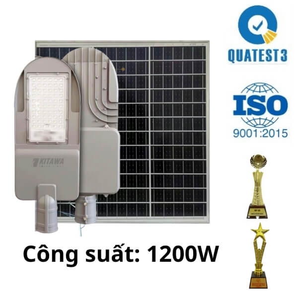 Đèn Đường Công Trình Năng Lượng Mặt Trời 1200W KITAWA ST5.1200