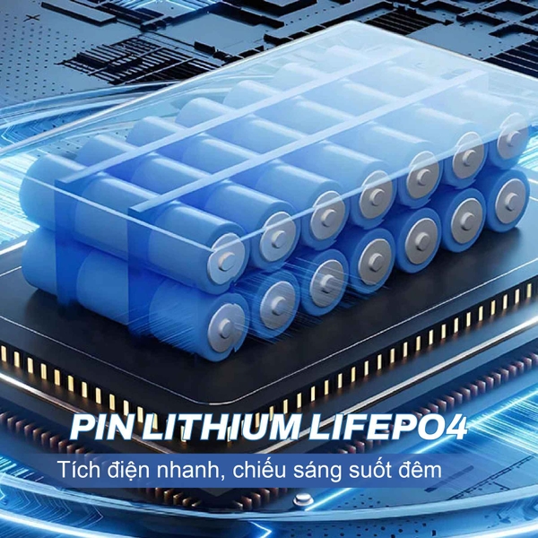 Đèn Liền Thể Năng Lượng Mặt Trời 800W Chính Hãng KITAWA LT18.800 Chiếu Sáng Mạnh Mẽ