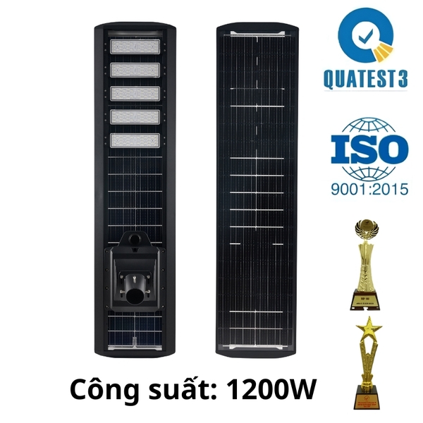 Đèn Liền Thể Công Trình Năng Lượng Mặt Trời 1200W Chống Bão CTLT.CA01.1200