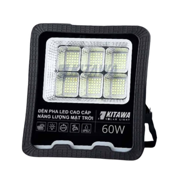 Đèn Pha Năng Lượng Mặt Trời 60W KITAWA - DP17.60