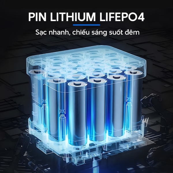 Đèn Pha Năng Lượng Mặt Trời 150W Siêu Sáng - DP24B.150 (Đã bao gồm VAT)