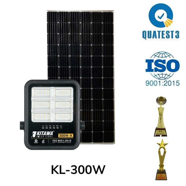 Đèn pha năng lượng mặt trời 300W KITAWA DPN01.300