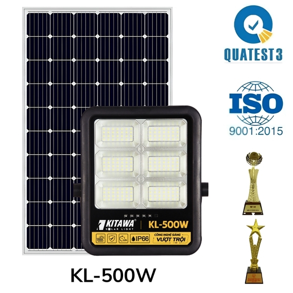 Đèn pha năng lượng mặt trời 500W KITAWA WPN01.500