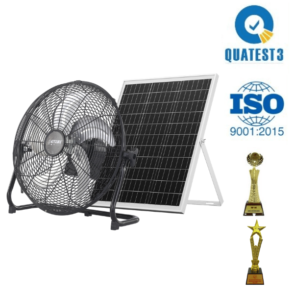 Quạt Chân Quỳ Năng Lượng Mặt Trời 30W Thông Minh KITAWA - KQ14.30