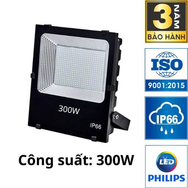 Đèn Pha LED Điện 300W KITAWA Chip LED SMD 2835 - AC.DP04.300