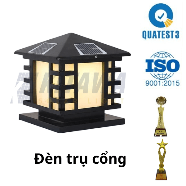 Đèn Trụ Cổng Năng Lượng Mặt Trời SV163