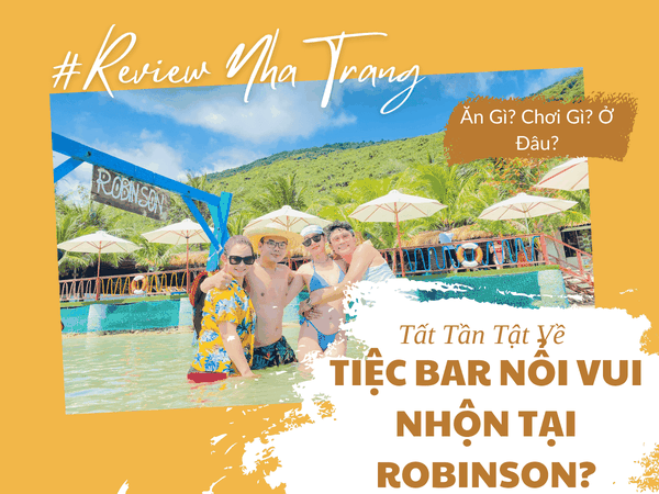 Tiệc Bar Nổi Tại Robinson Beach Nha Trang – Trải Nghiệm Sôi Động Trên Biển