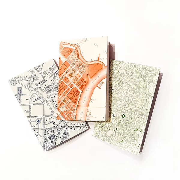 Saigon Map Pocket Notes - Set of 3