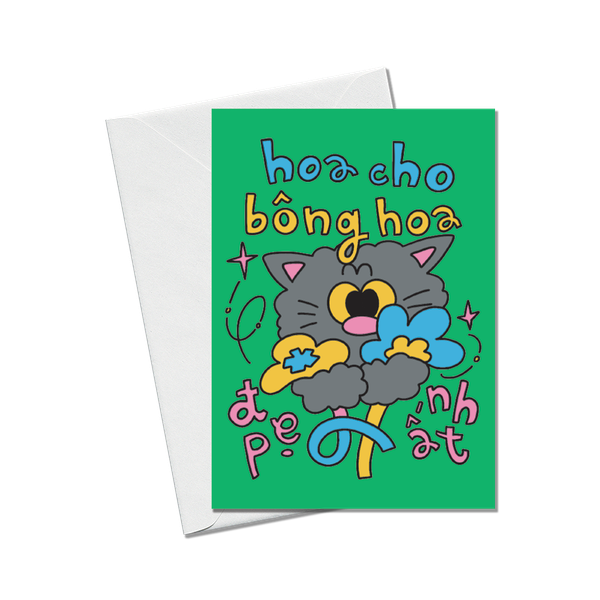 Hoa Cho Bông Hoa Đẹp Nhất Card