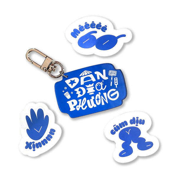 LÔCÔ 'Dân Địa Phương' Keychain & Sticker Pack