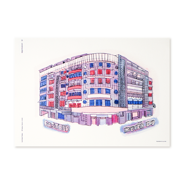 Apartments Pasteur A3 Riso Print