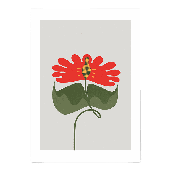 Hoa Hòe Đỏ A4 Print