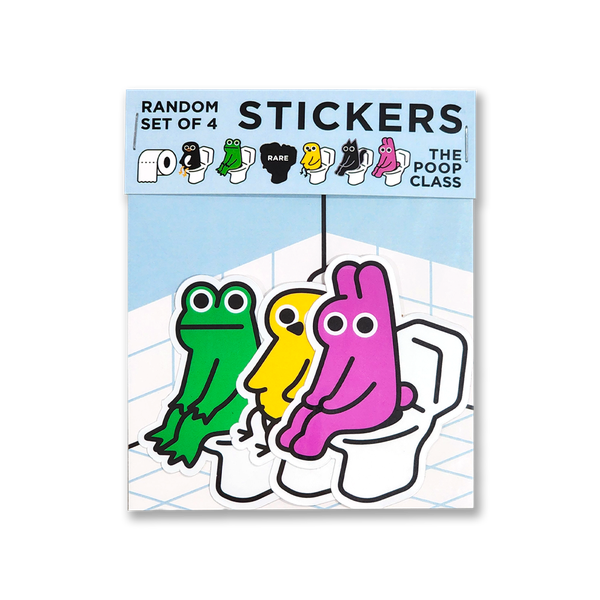 The Poop Class Sticker Set
