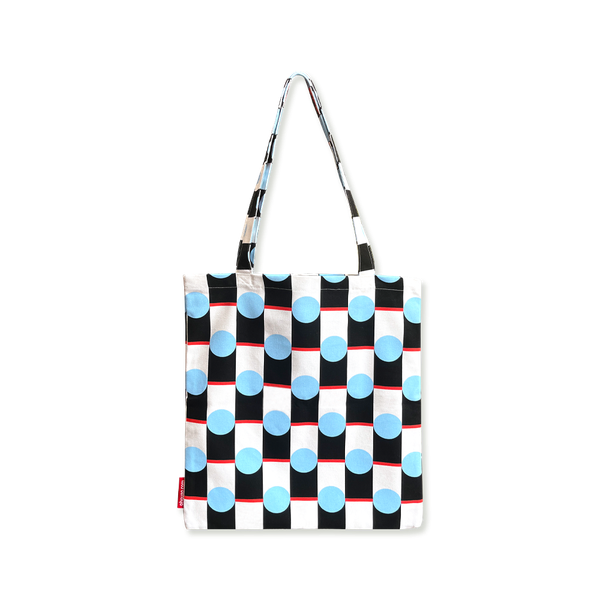 'Blue Dot' Graphic Tote Bag