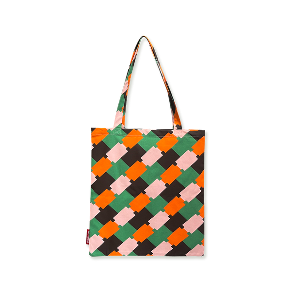 'Orange Puzzle' Graphic Tote Bag