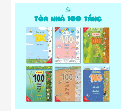 Combo sách tòa nhà 100 tầng (6 cuốn)