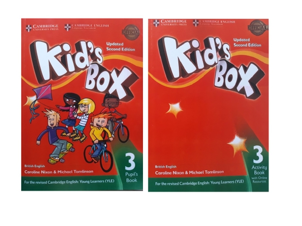 Kid’s Box 3 Trọn bộ gồm (Pupil’s Book + Activity book)