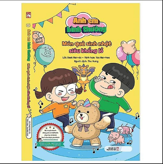 Sách Anh Em Bình Thường - Món Quà Sinh Nhật Siêu Khổng Lồ