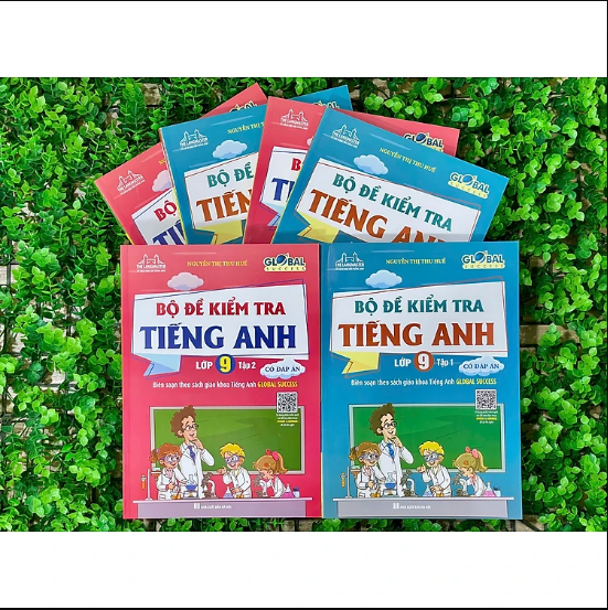 Sách - GLOBAL SUCCESS - Bộ đề kiểm tra tiếng Anh lớp 9 trọn bộ 2 tập- Có đáp án