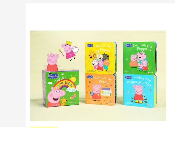 Bộ Hộp Peppa Pig - Sách Tranh - Dành Cho Trẻ trên 2 tuổi - Tân Việt Books