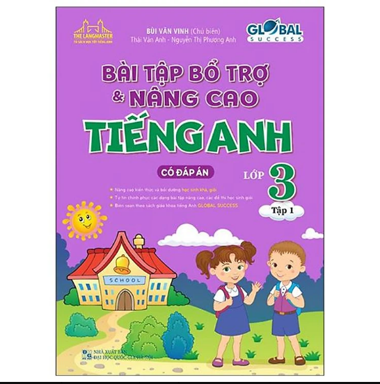 Sách Global Success - Bài Tập Bổ Trợ Và Nâng Cao Tiếng Anh Lớp 3 - Tập 1 (Có Đáp Án)