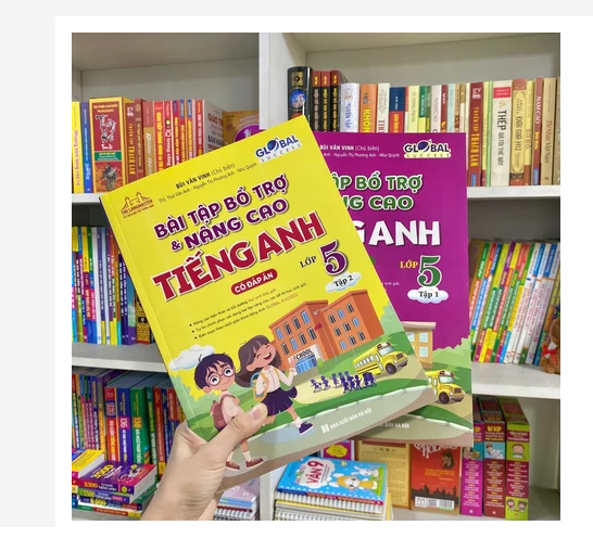 Sách - GLOBAL SUCCESS Combo 2c Bài tập bổ trợ và nâng cao tiếng Anh lớp 5 (tập 1+2 Có đáp án)