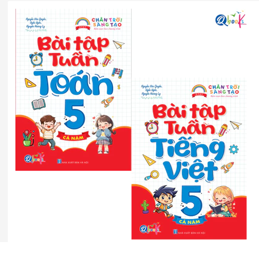Sách - Bài Tập Tuần Toán Và Tiếng Việt Lớp 5 - Chân Trời Sáng Tạo - Cả năm (2 cuốn)