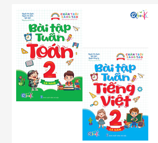 Sách - Bài Tập Tuần Toán Và Tiếng Việt Lớp 2 - Chân Trời Sáng Tạo - Cả năm (2 cuốn)