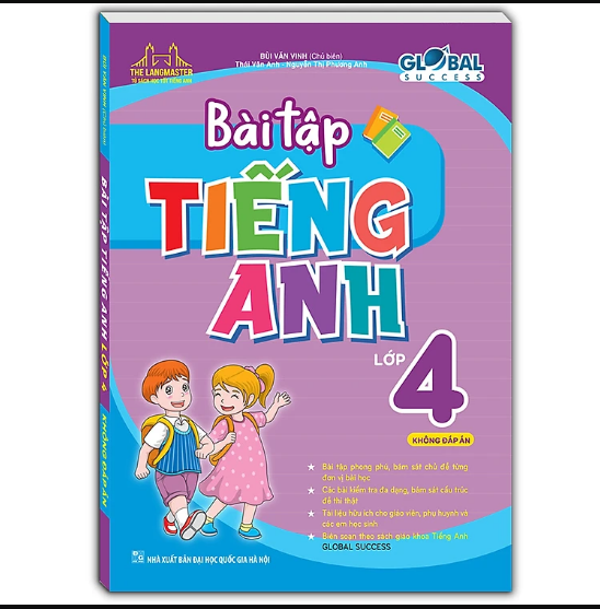 Sách - GLOBAL SUCCESS - Bài tập tiếng anh lớp 4 - (không đáp án)