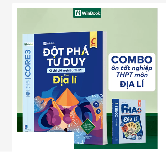 [COMBO] Bộ 2 cuốn sách P.H.A.O Địa lí Ôn thi TNTHPT, ĐGNL; Đột phá tư duy kì thi TNTHPT môn Địa lí