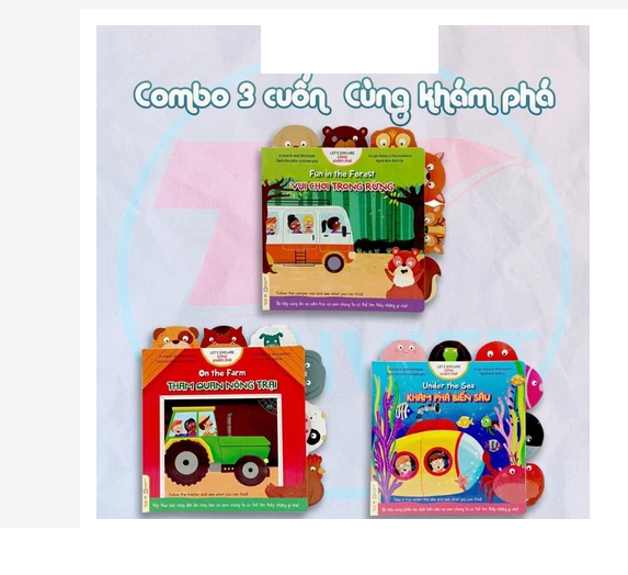 Combo 3 cuốn sách Cùng Khám Phá - Bìa Cứng - Tân Việt Books