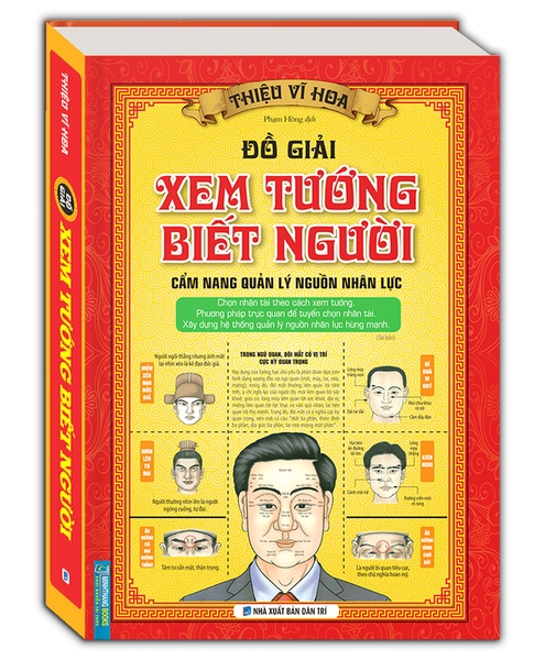 Sách - Đồ giải xem tướng biết người (cẩm nang quản lý nguồn nhân lực) bìa cứng