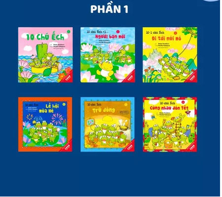 Sách cho bé 3-8 tuổi - Combo 6 cuốn 