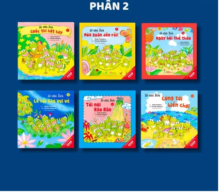 Sách cho bé 3-8 tuổi - Combo 6 cuốn 