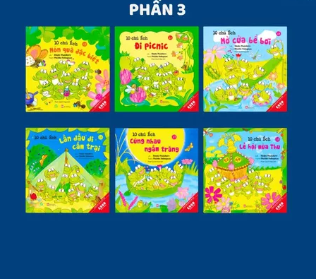 Sách cho bé 3-8 tuổi - Combo 6 cuốn 