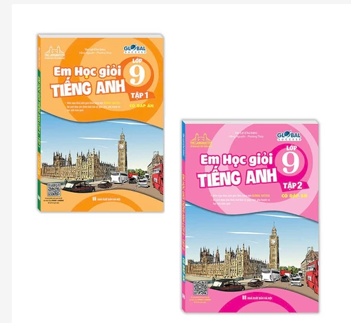 Sách - Combo 2c Global success - Em học giỏi Tiếng Anh lớp 9 (tập 1+2 có đáp án)