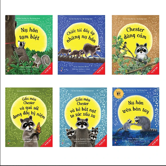 Sách Picture Book Song Ngữ 3-8 Tuổi - Gấu Mèo Chester ( Trọn bộ 6 cuốn)  - Tái bản