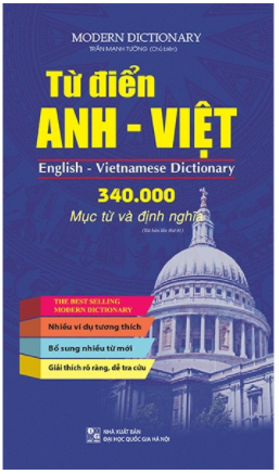 Từ điển Anh - Việt 340.000 mục từ và định nghĩa