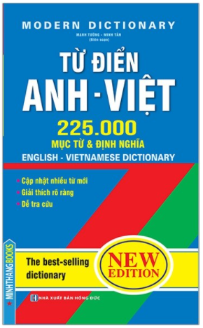 Từ điển Anh Việt 225.000 mục từ và định nghĩa (Bìa mềm)