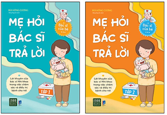 Combo 2 Cuốn: Mẹ Hỏi Bác Sĩ Trả Lời (Tập 1 + 2)