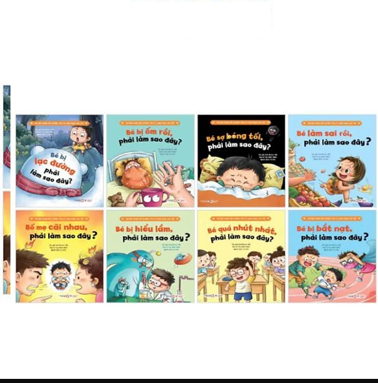 Sách - Combo 8 Cuốn - Bộ Truyện Tranh Bồi Dưỡng Tâm Lý Lành Mạnh Cho Trẻ - Tân Việt Books