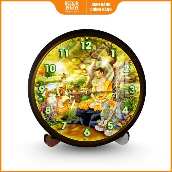 Đồng hồ Phật Giáo Minh Tâm Kiến Tánh Truyền Thừa Pháp Bảo DecorNow DH08