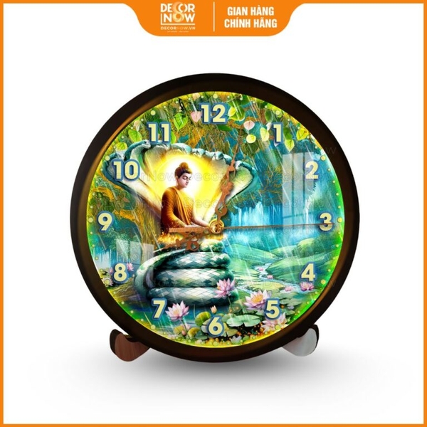 Đồng hồ Phật Giáo Phật Tâm Quy Phục Hào Quang Khai Ngộ DecorNow DH10