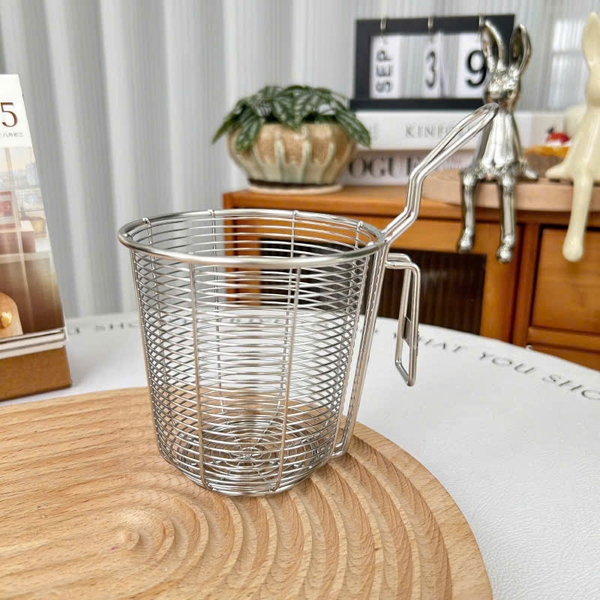 Giỏ Trụng Mì Inox 304 Đa Năng N721 – Gọn Nhẹ, Tiện Dụng Khi Nấu Nướng