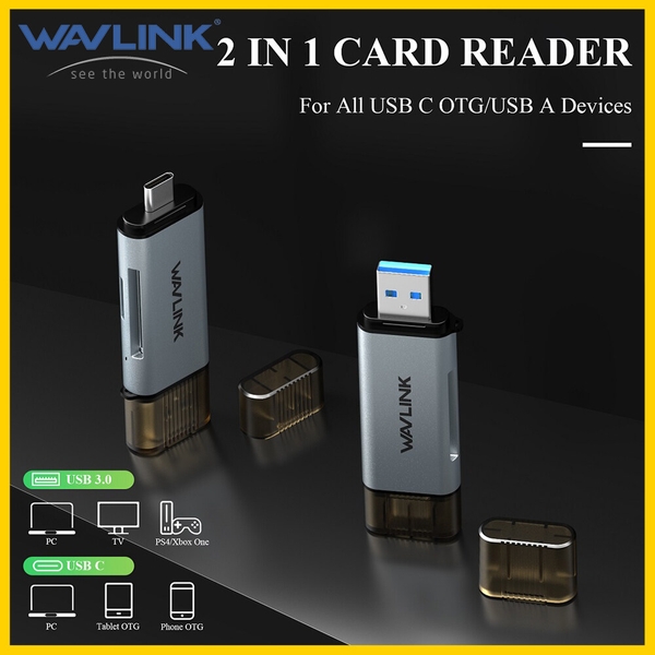 dau-doc-the-nho-wavlink-microsd-sd-cho-cong-usb-type-c-3-0